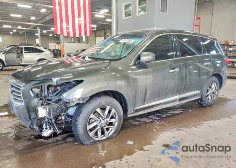 2013 Infiniti Jx35 z USA, uszkodzony, nr VIN 5N1AL0MM8DC312589